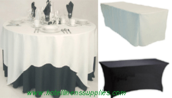 tablecloths, round tablecloths, wholesale tablecloths